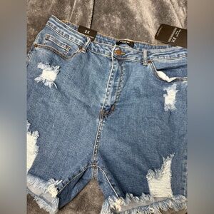American Bazi jean shorts